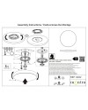 TURIN * ROUND LED CEILING  50W CCT - 60 CM